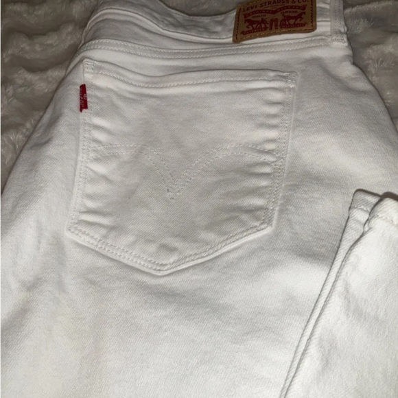 Levi's Classic 505 Red Tag Straight Leg Mid Rise Stretch Denim Jeans Size 32 - Picture 4 of 7